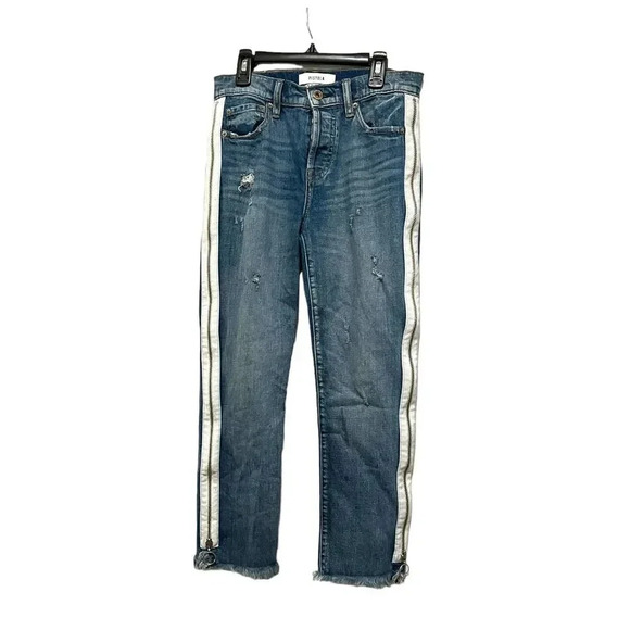 Pistola Charlie High Rise Side Zip Straight Leg Jeans - Picture 2 of 7